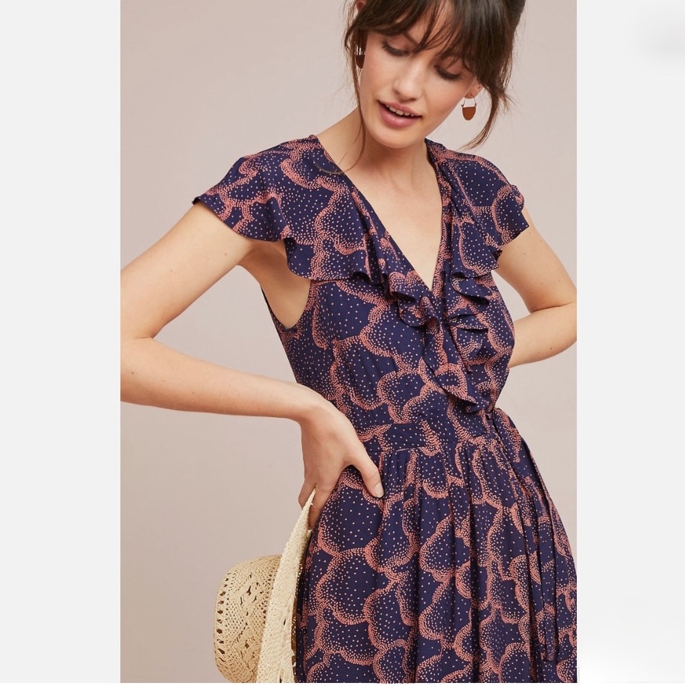 ANTHRO ROSALIA WRAP DRESS by MAEVE 4